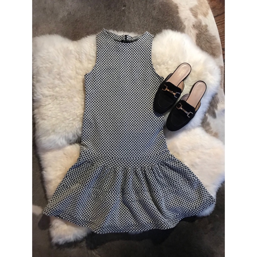 Black and white skater dress - Zara